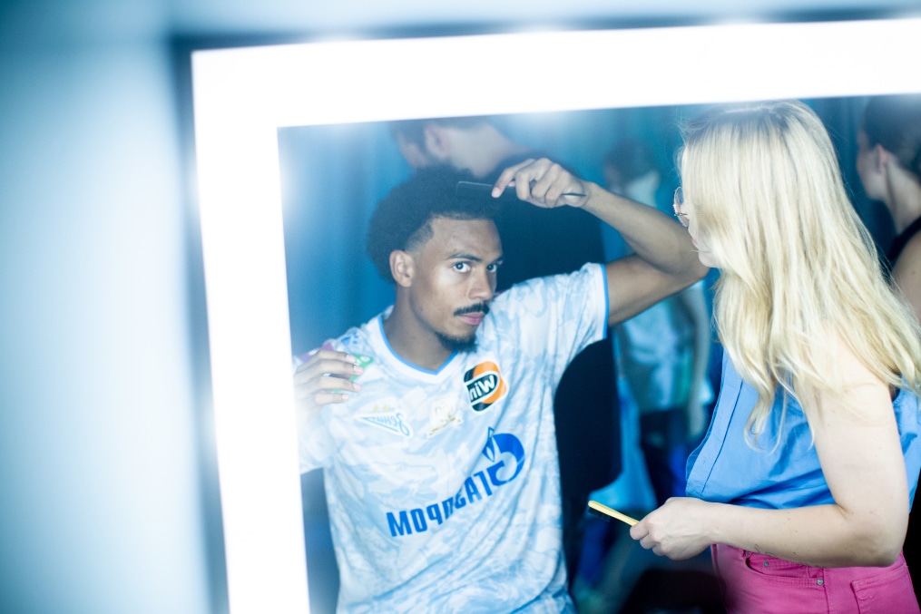 Бэкстейдж фотосъемки основной команды «Зенит» сезона 2024/25