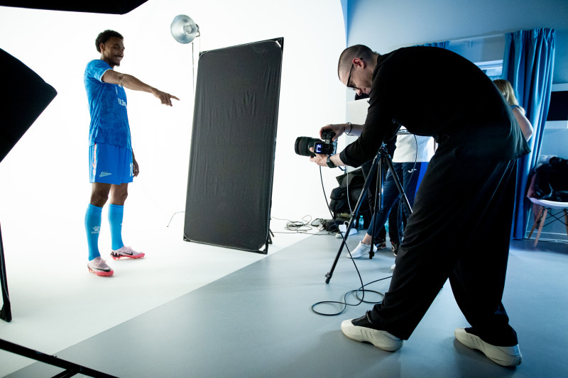 Бэкстейдж фотосъемки основной команды «Зенит» сезона 2024/25