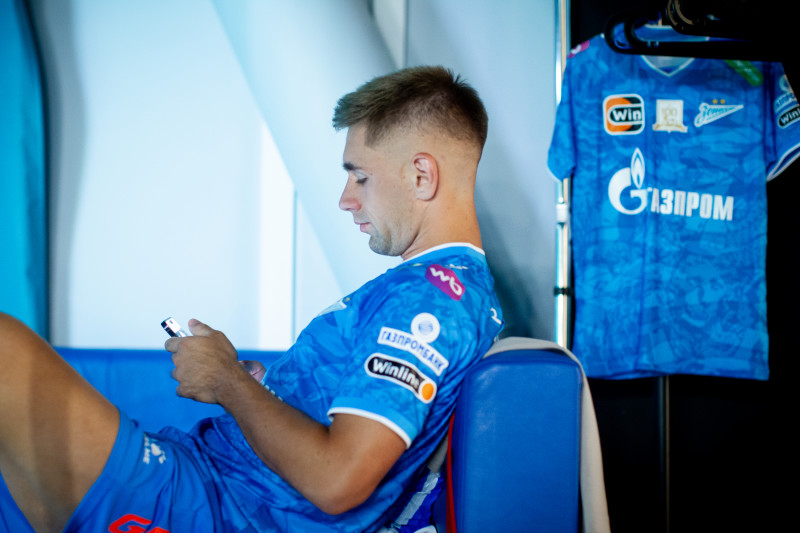 Бэкстейдж фотосъемки основной команды «Зенит» сезона 2024/25