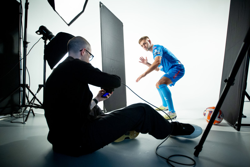 Бэкстейдж фотосъемки основной команды «Зенит» сезона 2024/25