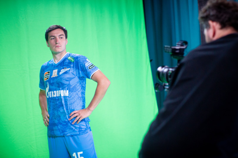 Бэкстейдж фотосъемки основной команды «Зенит» сезона 2024/25: день второй