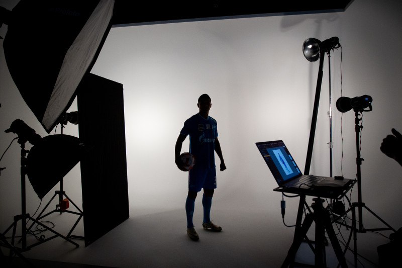 Бэкстейдж фотосъемки основной команды «Зенит» сезона 2024/25: день второй