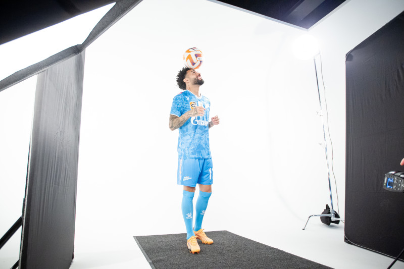 Бэкстейдж фотосъемки основной команды «Зенит» сезона 2024/25: день второй