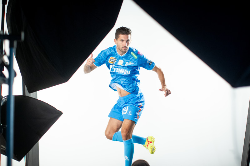 Бэкстейдж фотосъемки основной команды «Зенит» сезона 2024/25: день второй