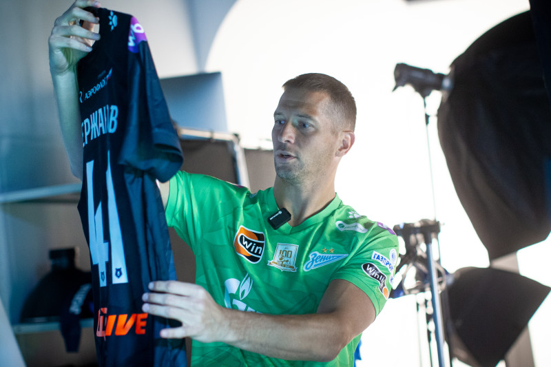 Бэкстейдж фотосъемки основной команды «Зенит» сезона 2024/25: день второй