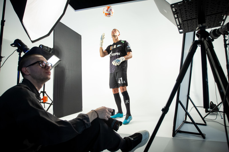 Бэкстейдж фотосъемки основной команды «Зенит» сезона 2024/25: день второй