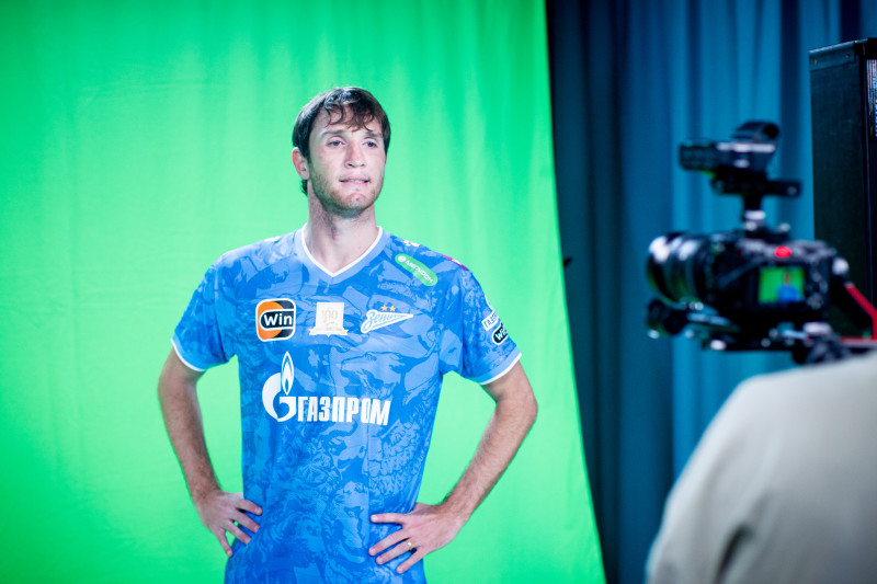 Бэкстейдж фотосъемки основной команды «Зенит» сезона 2024/25: день третий