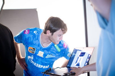 Бэкстейдж фотосъемки основной команды «Зенит» сезона 2024/25: день третий