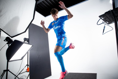 Бэкстейдж фотосъемки основной команды «Зенит» сезона 2024/25: день третий