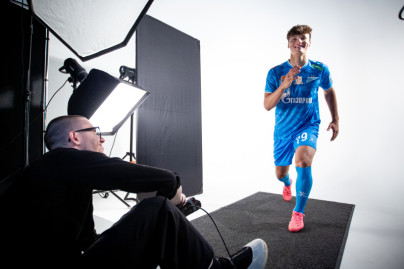 Бэкстейдж фотосъемки основной команды «Зенит» сезона 2024/25: день третий