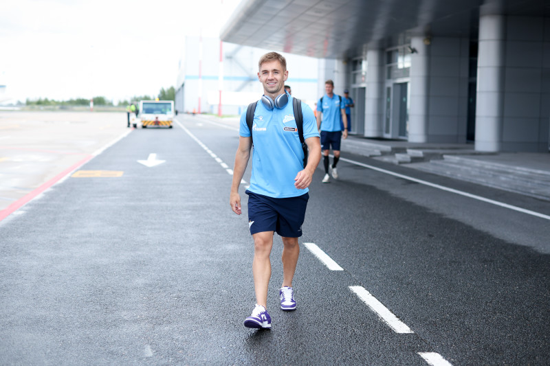 Вылет «Зенита» на матч с «Крыльями Советов» в Самару