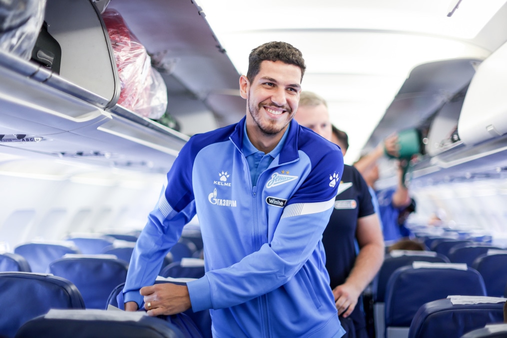 Вылет «Зенита» на матч с «Крыльями Советов» в Самару