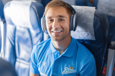 Вылет «Зенита» на матч с «Крыльями Советов» в Самару