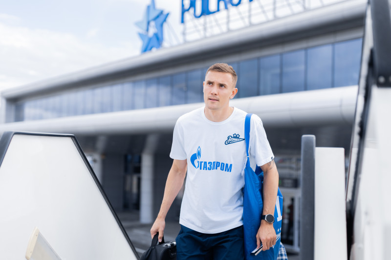 Вылет «Зенита» на матч с «Крыльями Советов» в Самару