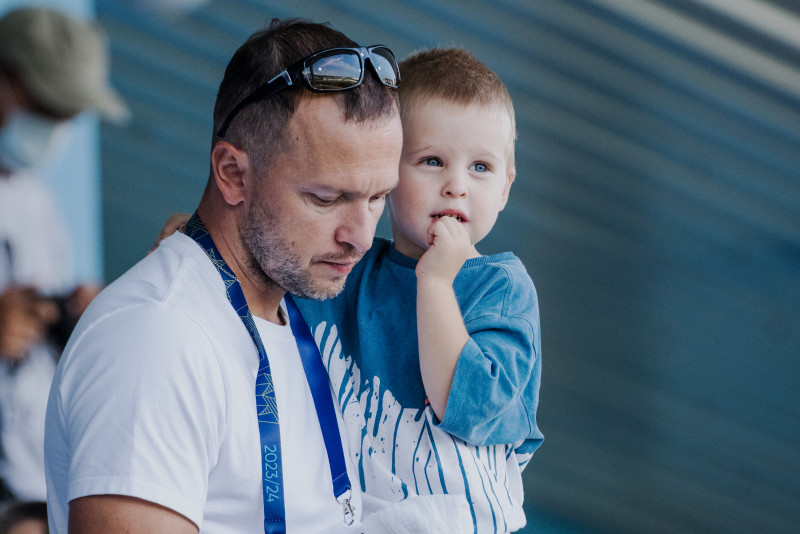 Болельщики на матче «Зенит»-2 — «Динамо»-2