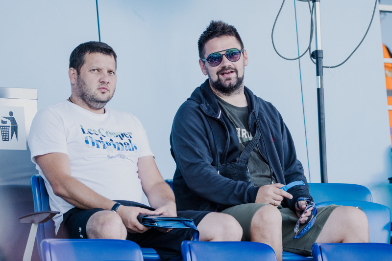 Болельщики на матче «Зенит»-2 — «Динамо»-2