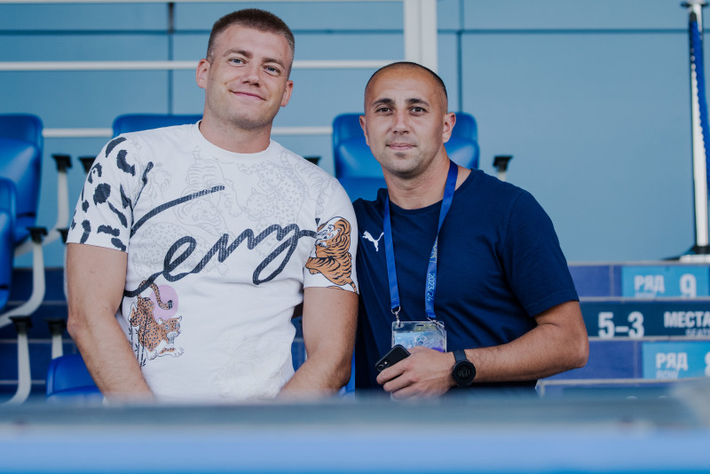 Болельщики на матче «Зенит»-2 — «Динамо»-2