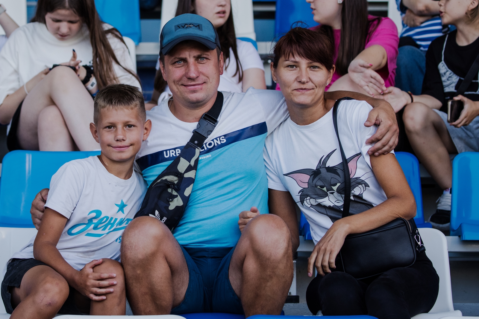 Болельщики на матче «Зенит»-2 — «Динамо»-2