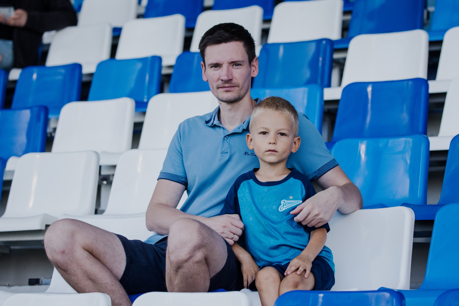 Болельщики на матче «Зенит»-2 — «Динамо»-2