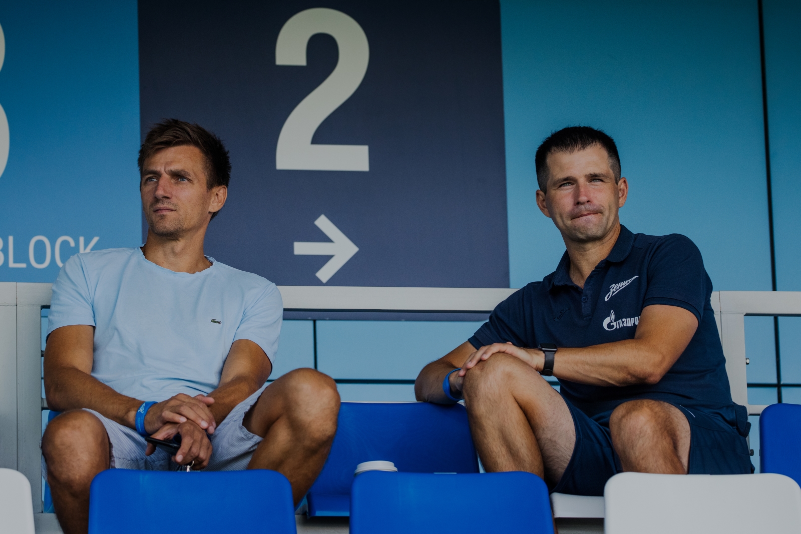 Болельщики на матче «Зенит»-2 — «Динамо»-2