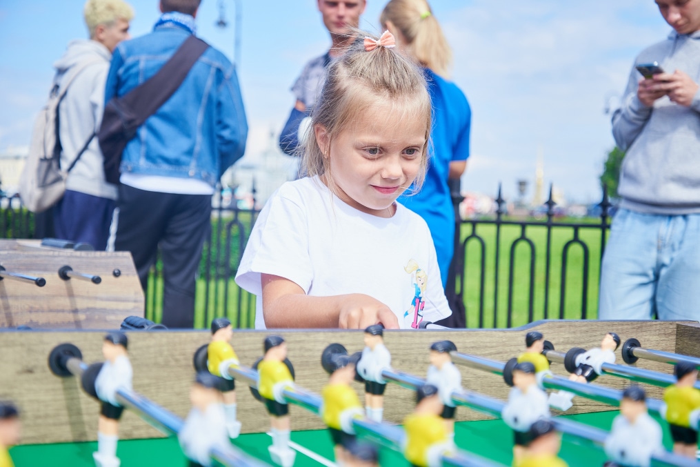 Открытая тренировка «Зенита» в Александровском саду