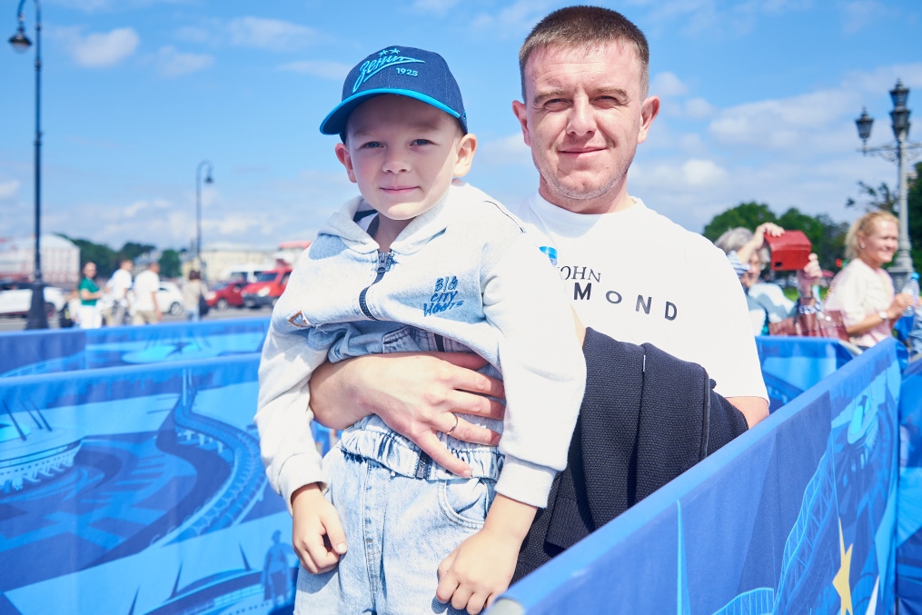 Открытая тренировка «Зенита» в Александровском саду