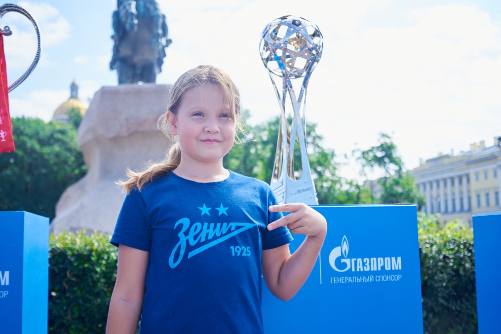 Открытая тренировка «Зенита» в Александровском саду