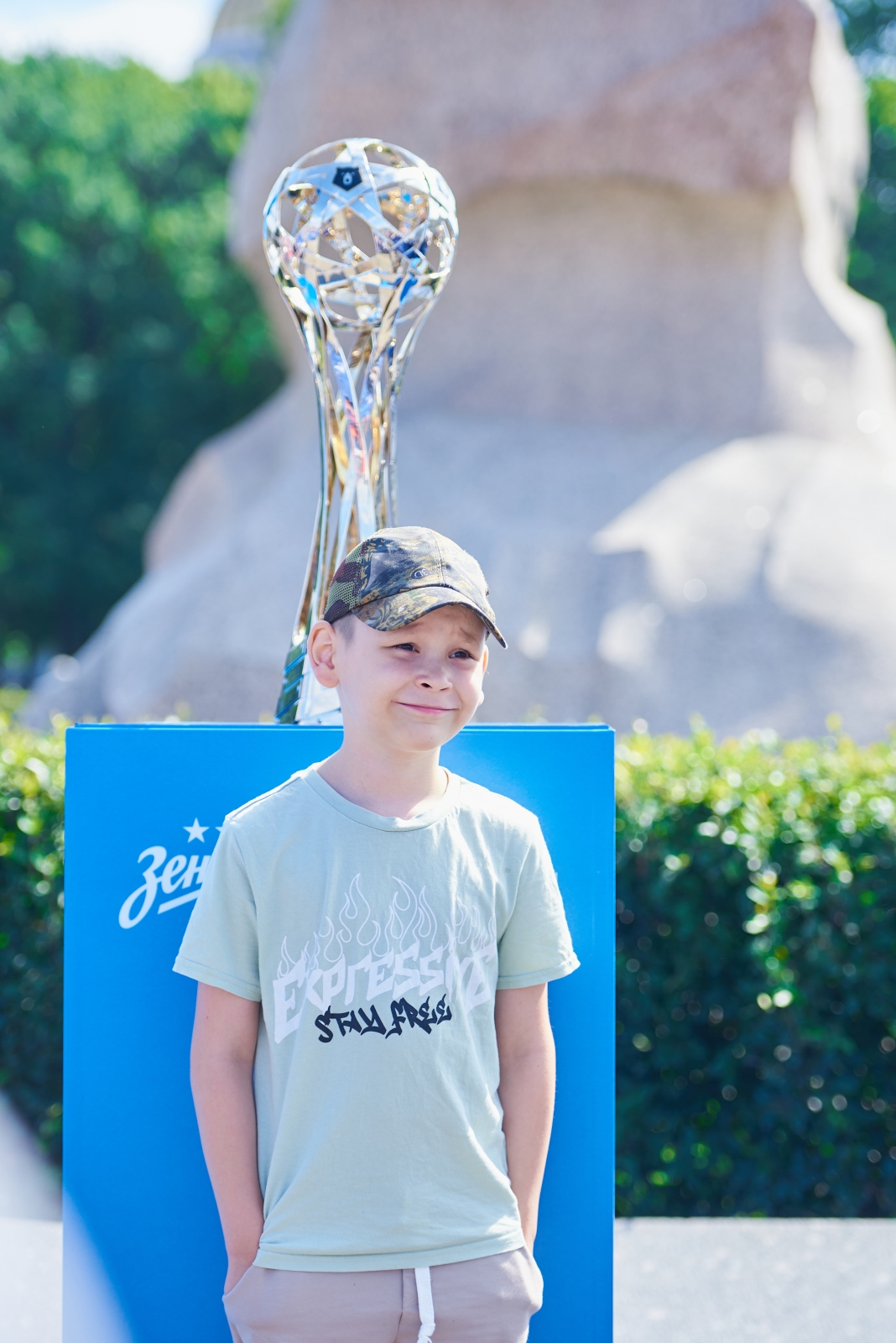 Открытая тренировка «Зенита» в Александровском саду