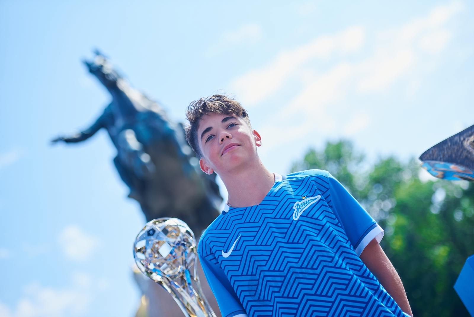 Открытая тренировка «Зенита» в Александровском саду