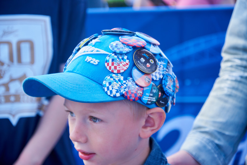 Открытая тренировка «Зенита» в Александровском саду