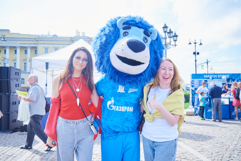 Открытая тренировка «Зенита» в Александровском саду