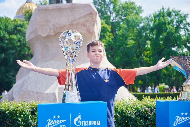 Открытая тренировка «Зенита» в Александровском саду