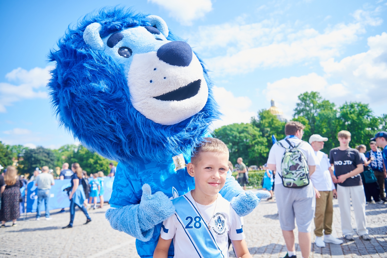 Открытая тренировка «Зенита» в Александровском саду