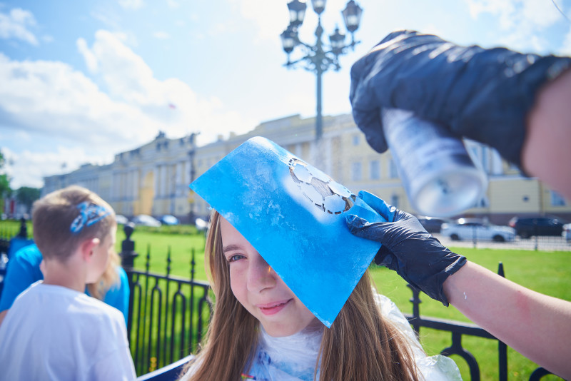 Открытая тренировка «Зенита» в Александровском саду