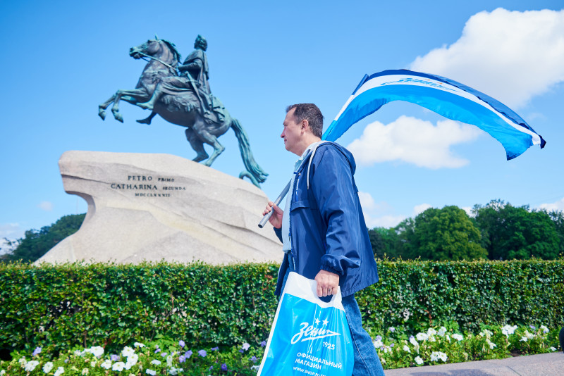 Открытая тренировка «Зенита» в Александровском саду