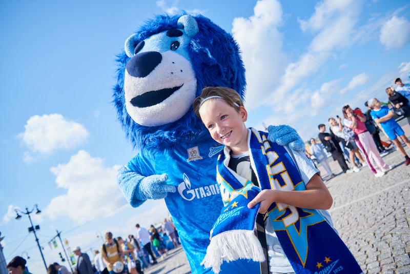 Открытая тренировка «Зенита» в Александровском саду