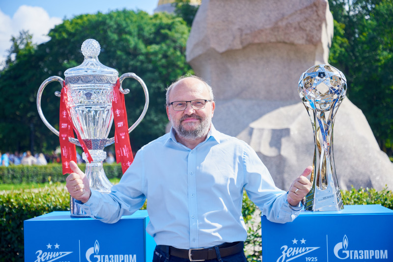 Открытая тренировка «Зенита» в Александровском саду