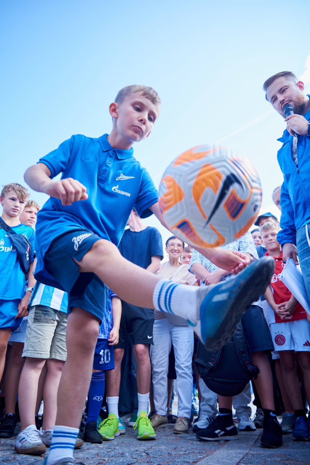 Открытая тренировка «Зенита» в Александровском саду