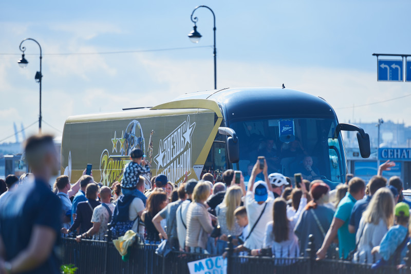 Открытая тренировка «Зенита» в Александровском саду