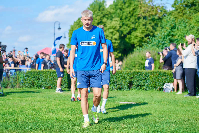 Открытая тренировка «Зенита» в Александровском саду