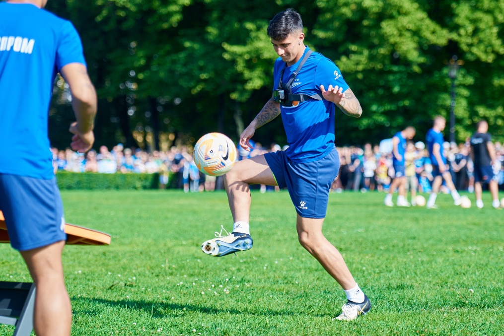 Открытая тренировка «Зенита» в Александровском саду