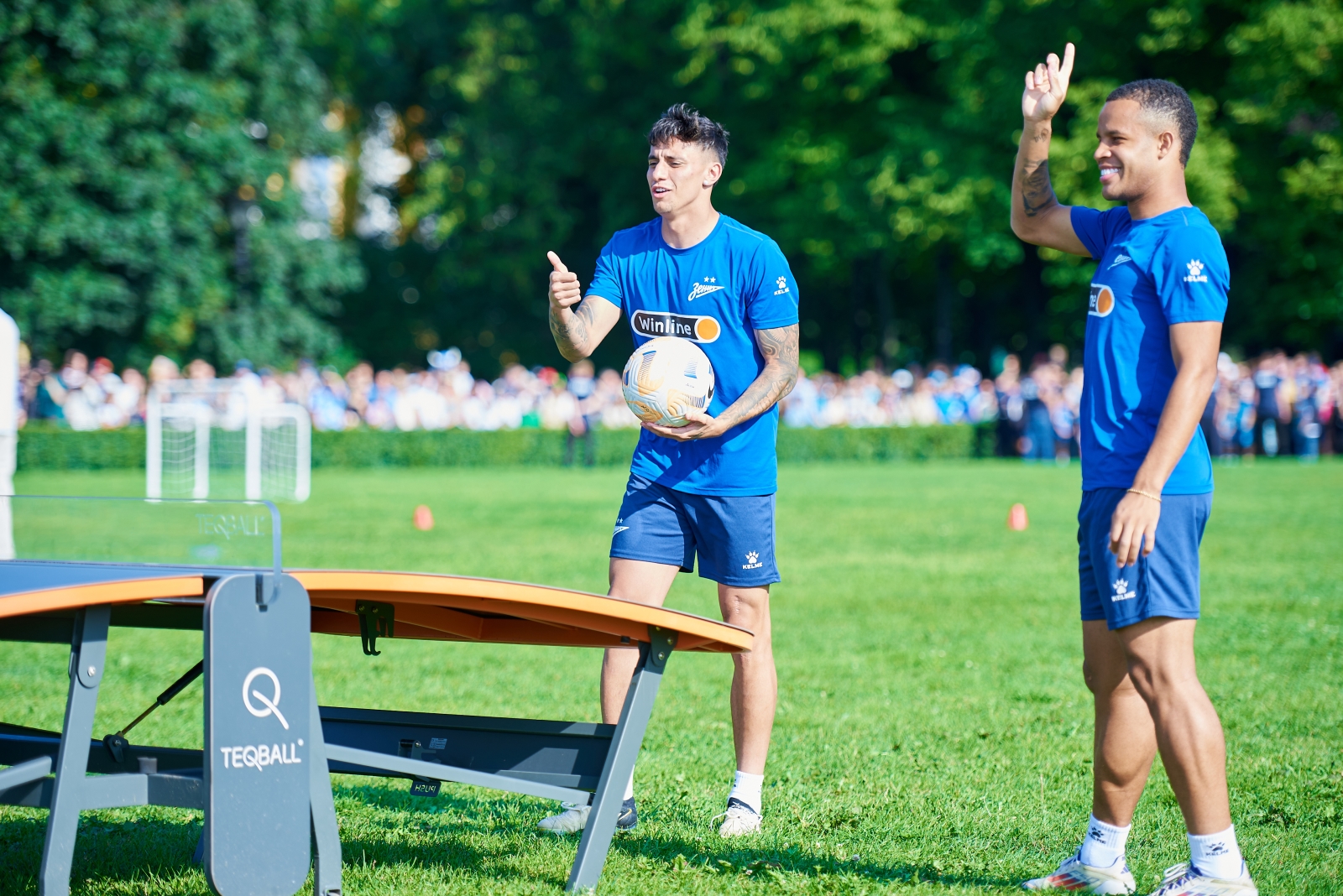 Открытая тренировка «Зенита» в Александровском саду