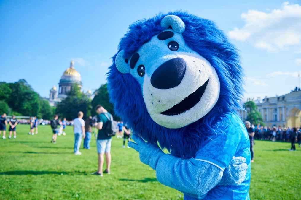 Открытая тренировка «Зенита» в Александровском саду