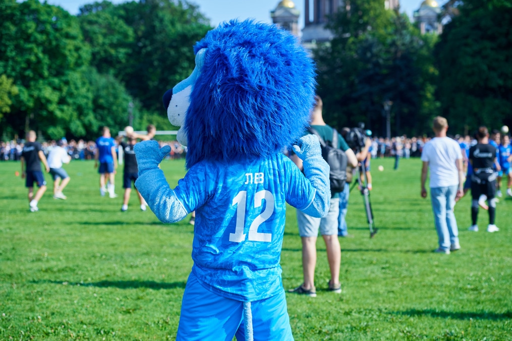 Открытая тренировка «Зенита» в Александровском саду