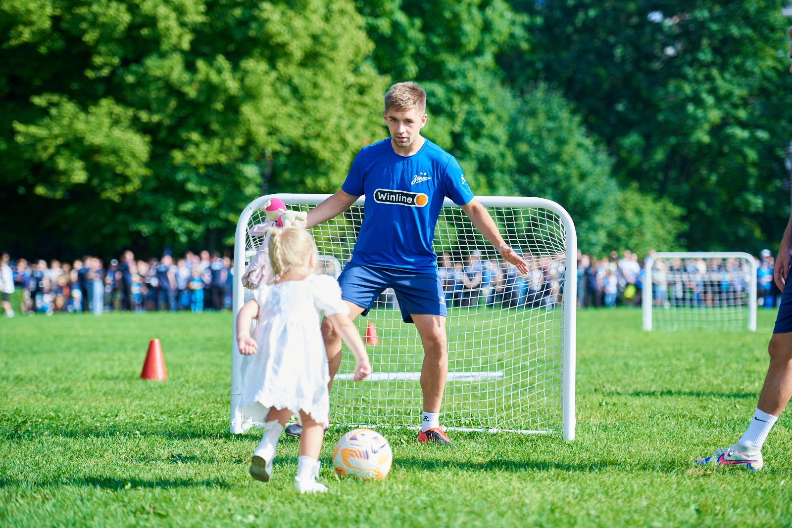 Открытая тренировка «Зенита» в Александровском саду
