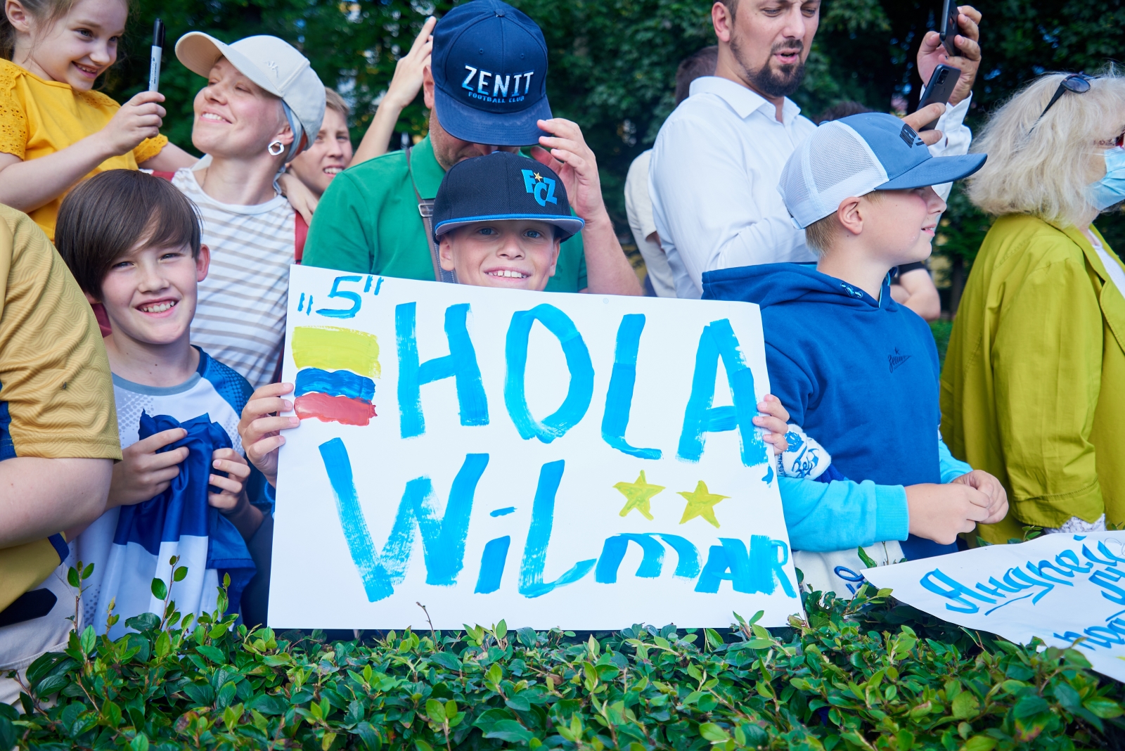 Открытая тренировка «Зенита» в Александровском саду