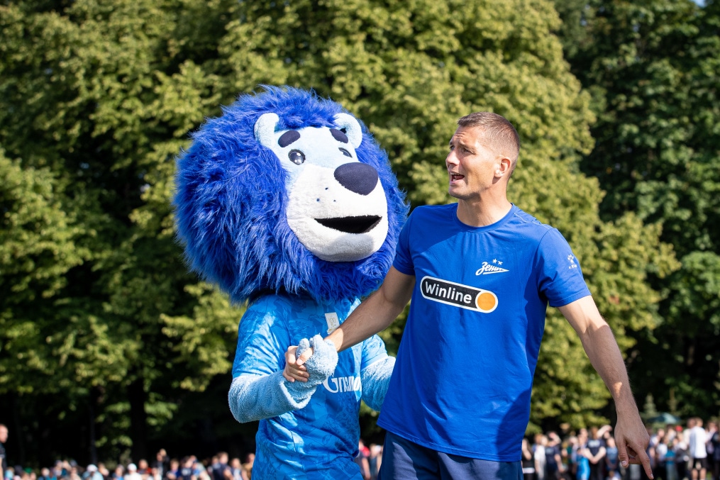 Открытая тренировка «Зенита» в Александровском саду