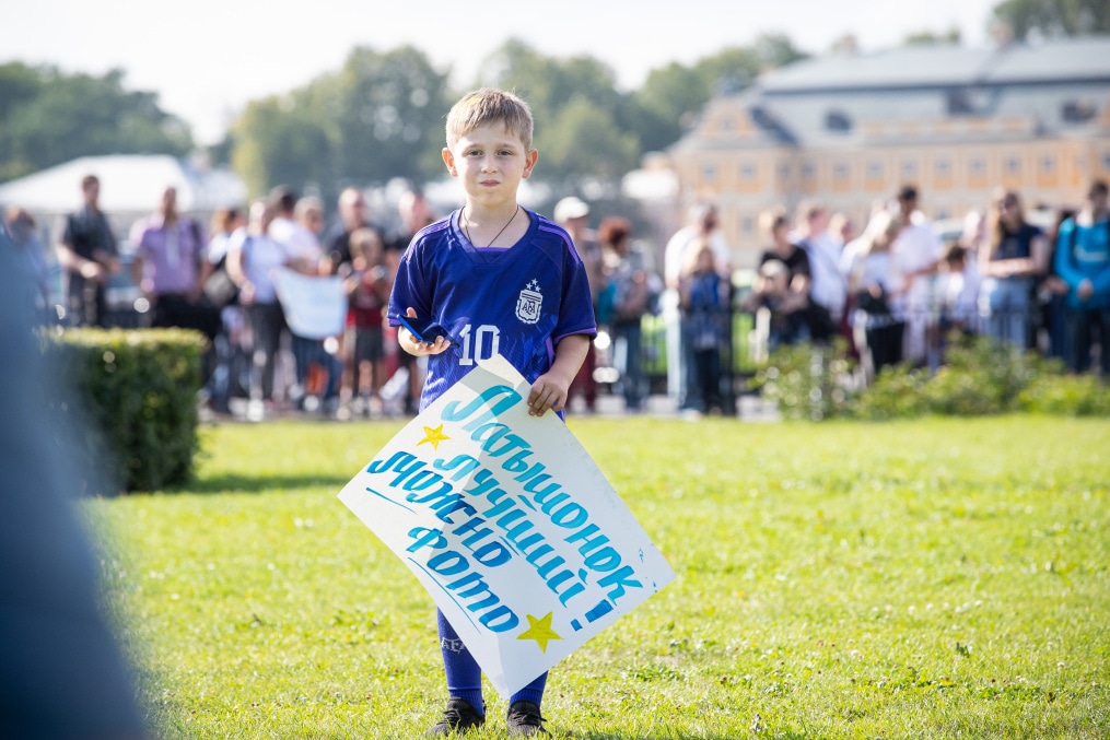 Открытая тренировка «Зенита» в Александровском саду