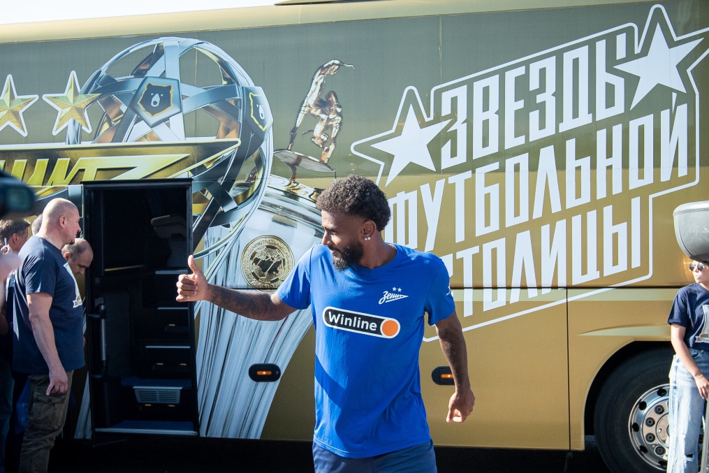 Открытая тренировка «Зенита» в Александровском саду