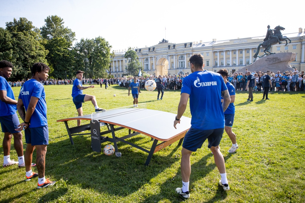 Открытая тренировка «Зенита» в Александровском саду